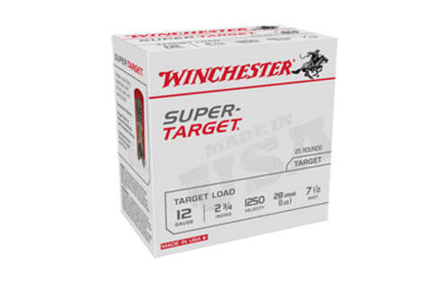 Ammunition Winchester Ammunition Super Target 12Gauge WIN SPR-TRGT 12GA 2-3/4" #7.5 25/250